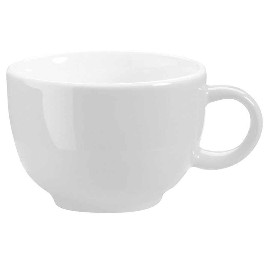 Kaffee-/Cappuccinotasse obere weiß