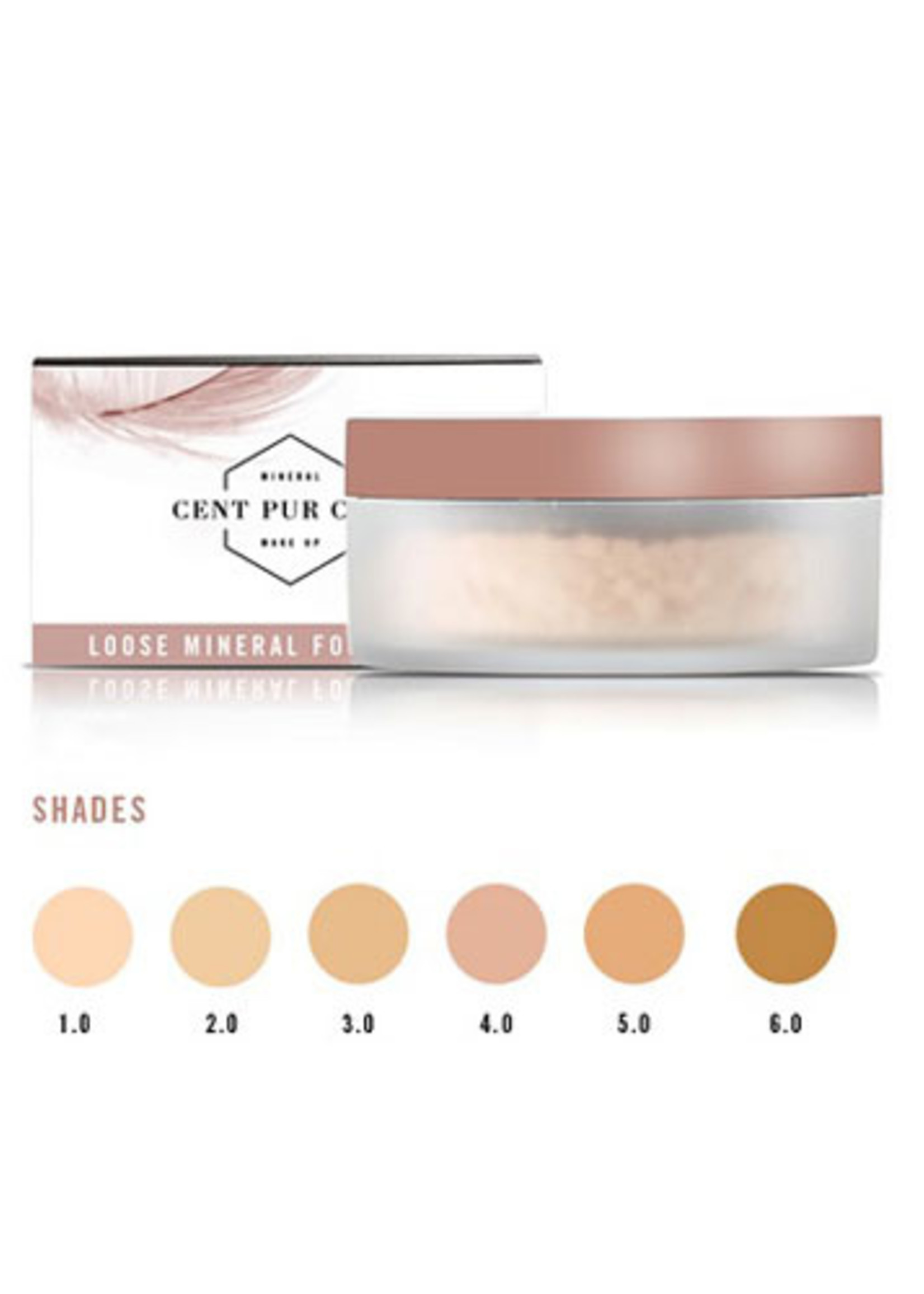 Cent Pur Cent Mineral Loose foundation 4.0
