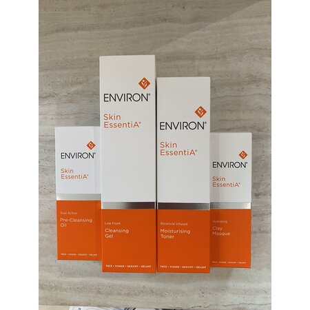 Environ Skincare Limited promo: clean routine gevoelige/normale/vette huid
