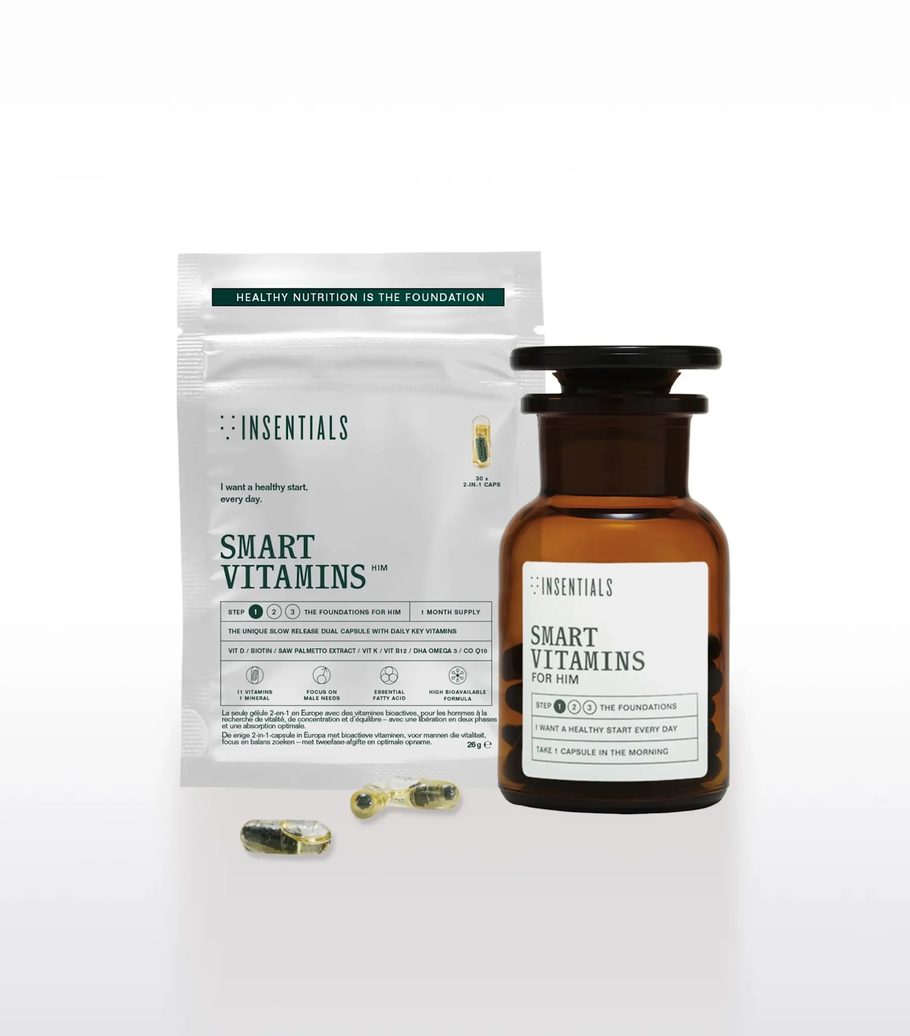 Insentials 01 Smart Vitamins for Him + JAR