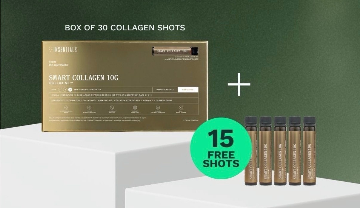 Insentials Promo: Smart Collageen 30shots+15 gratis