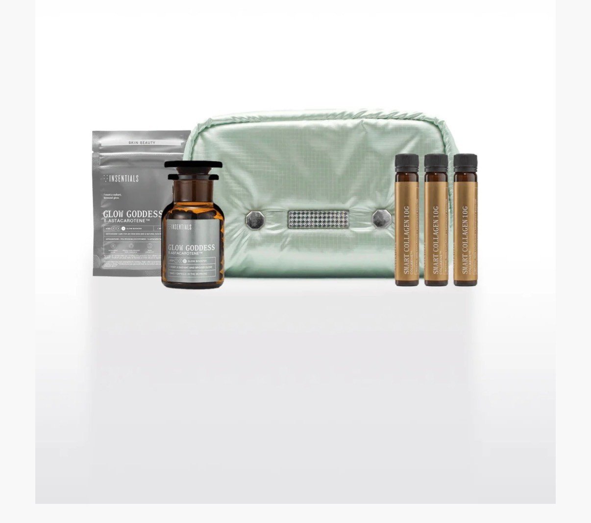 Promo: Clio Pouch + Glow Goddess + 3 Collagen shots + jar