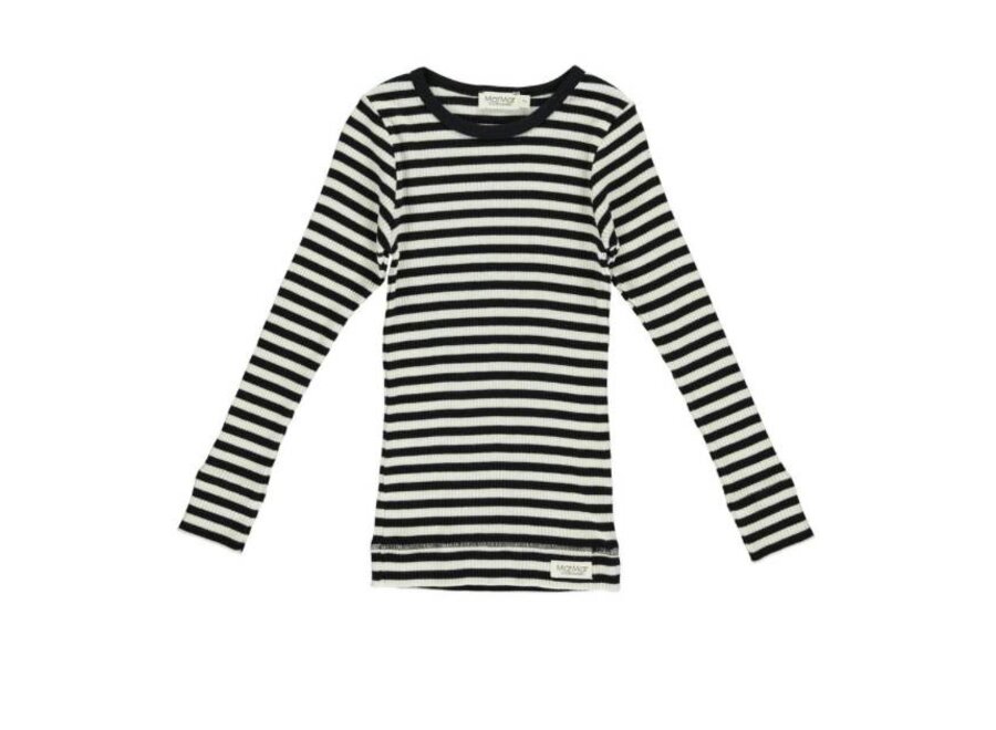 MarMar Plain Tee LS - modal stripes