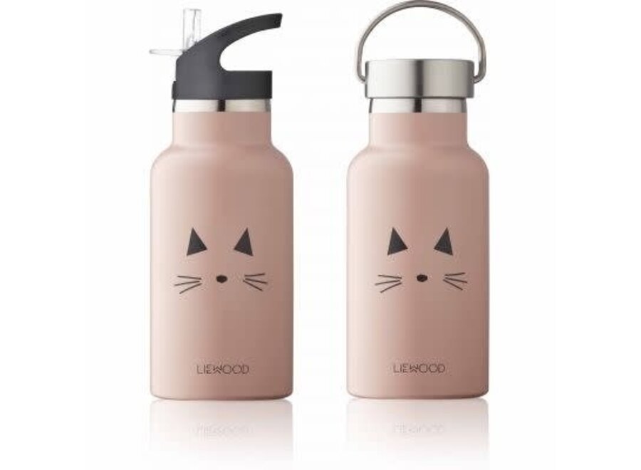 Liewood Anker Water Bottle Cat- rose