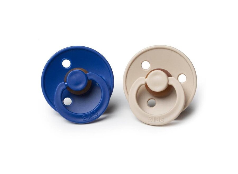BIBS Pacifier Newborn - vanilla/navy