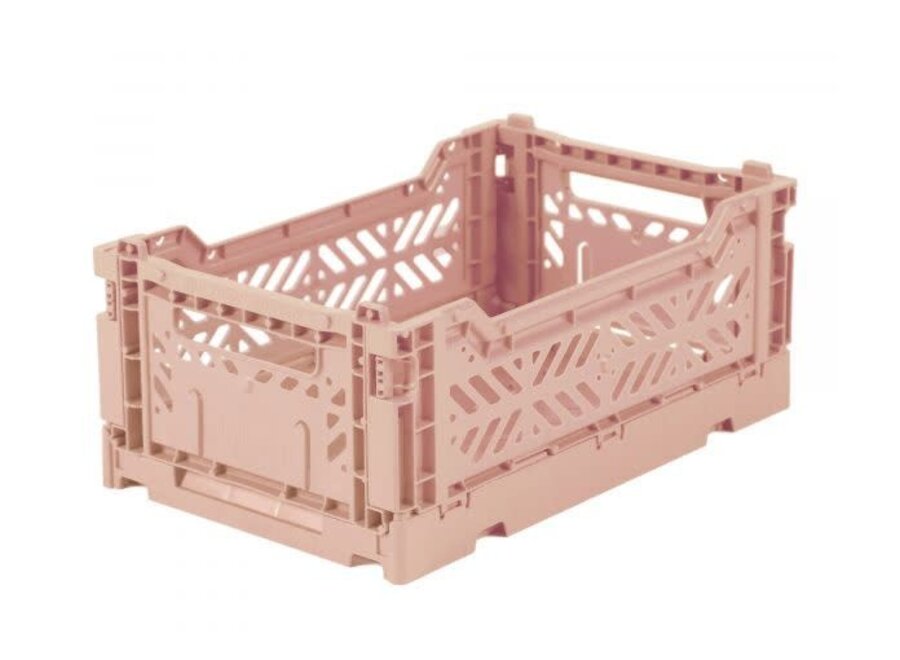 Lillemor Folding Crate Mini - milk tea