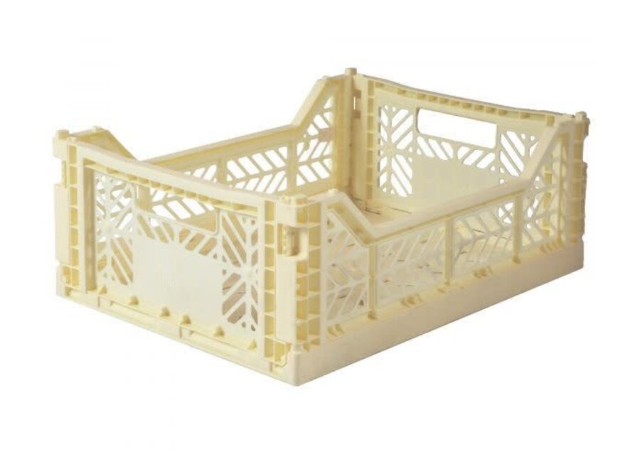 Lillemor Folding Crate Midi - banana
