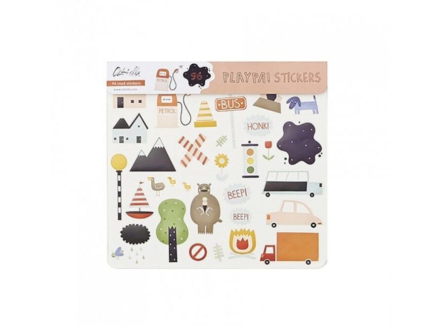 Olli Ella Playpa Stickers Road