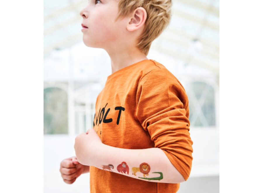 Petit Monkey Tattoos Jungle Animals