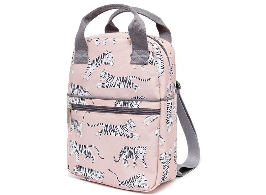 Petit Monkey Backpack White Tigers Large