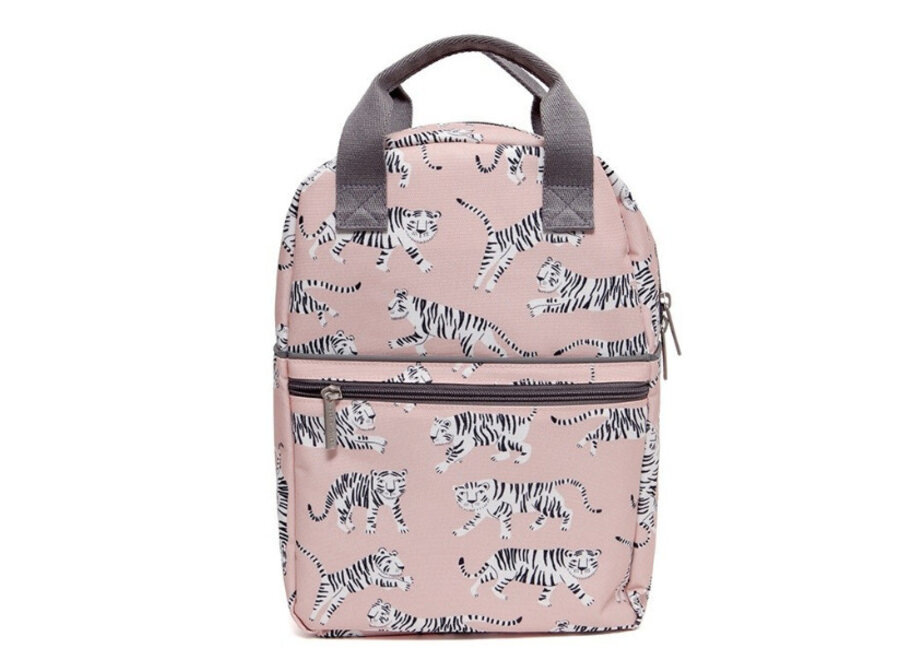 Petit Monkey Backpack White Tigers Large