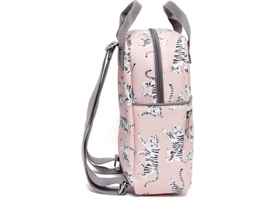 Petit Monkey Backpack White Tigers Large