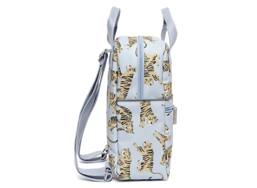 Petit Monkey Backpack Tigers Grey Large