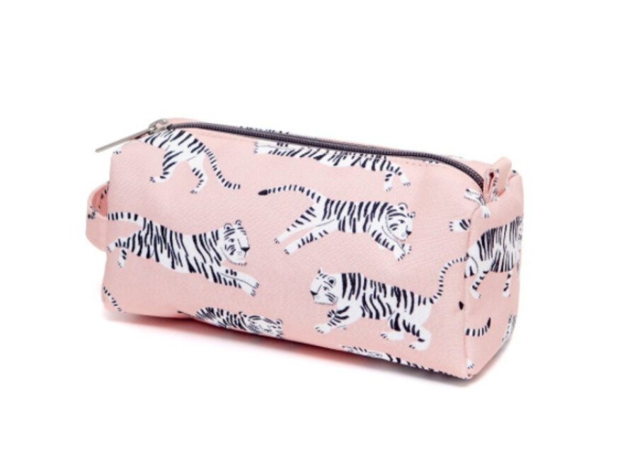Petit Monkey Pencil Case White Tigers