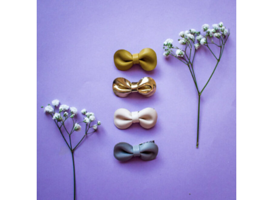 Mimi & Lula Gracie Bow Clips Gold