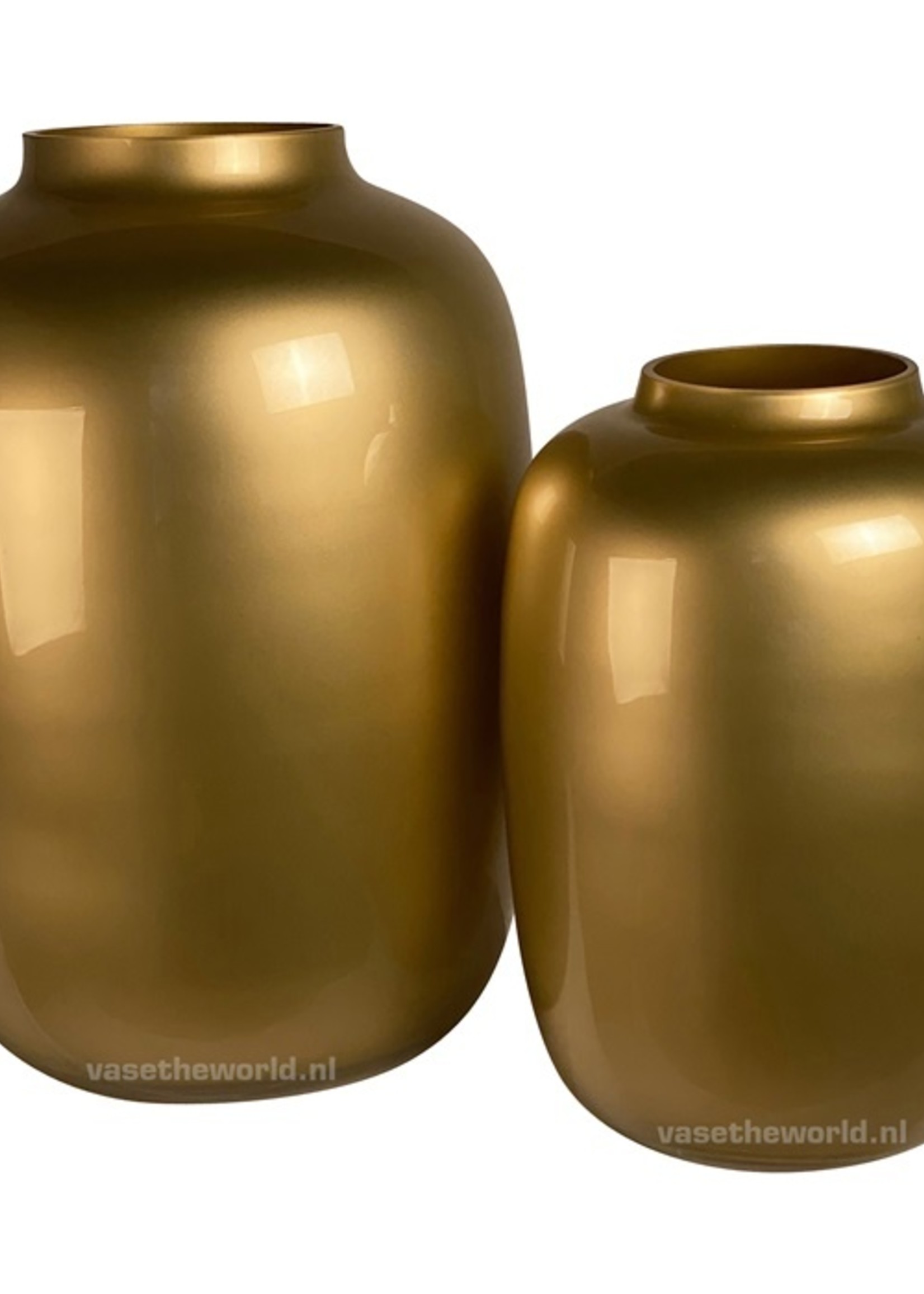 Goudkleurige vaas Artic  xL