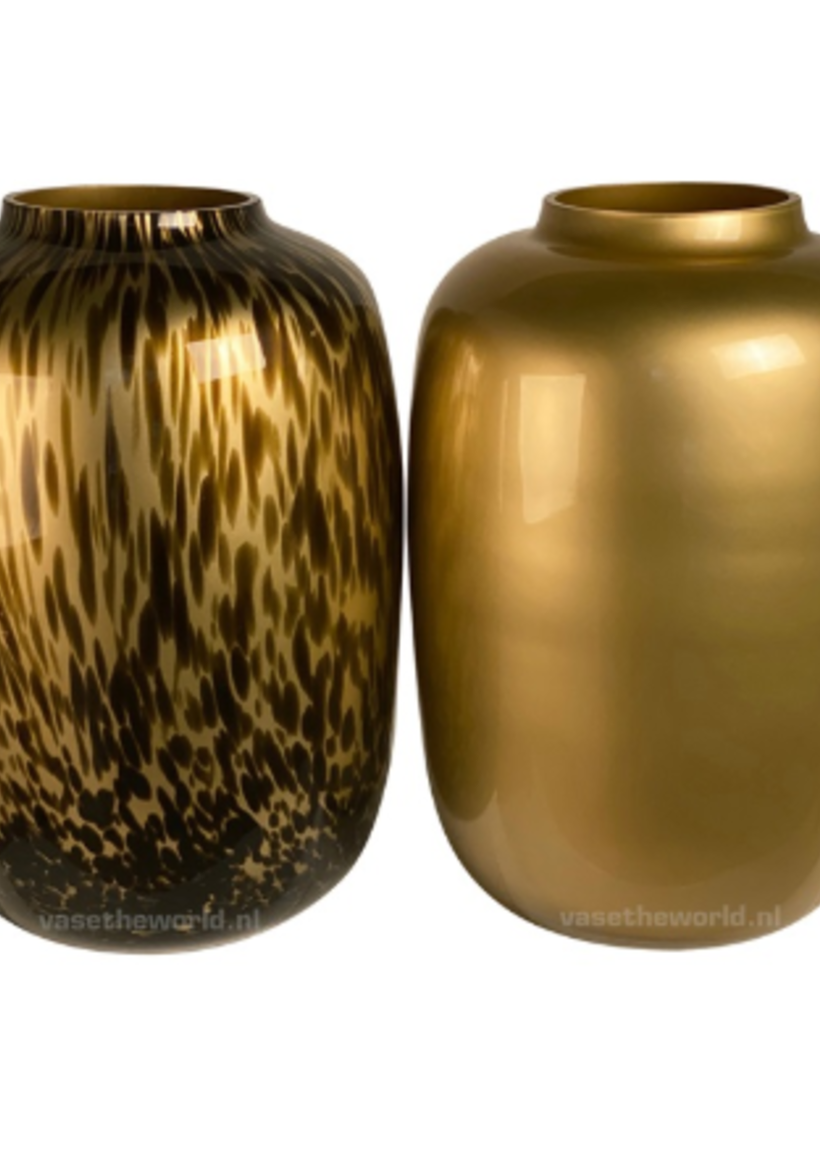 Goudkleurige vaas Artic  xL