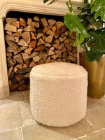 vRoonliving Poef  Schaapjesvacht