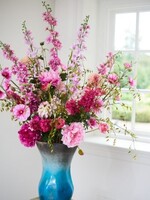 Silk-ka Pioen  Roos Roze   70 cm