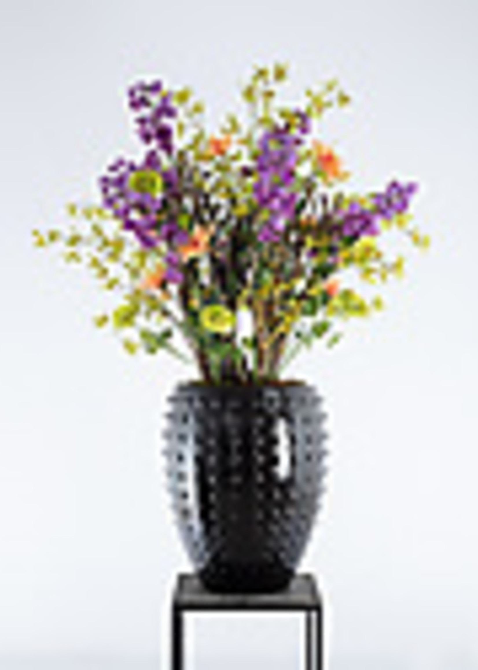 Vaas Pukk  M  Zwart   H 67 cm