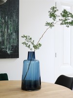 Vase of the world Strakke Blauwe vaas  H 40 cm