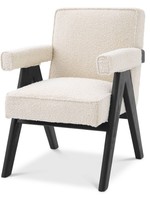 Eichholtz Eetkamerstoel  Greta, Bouclé Cream