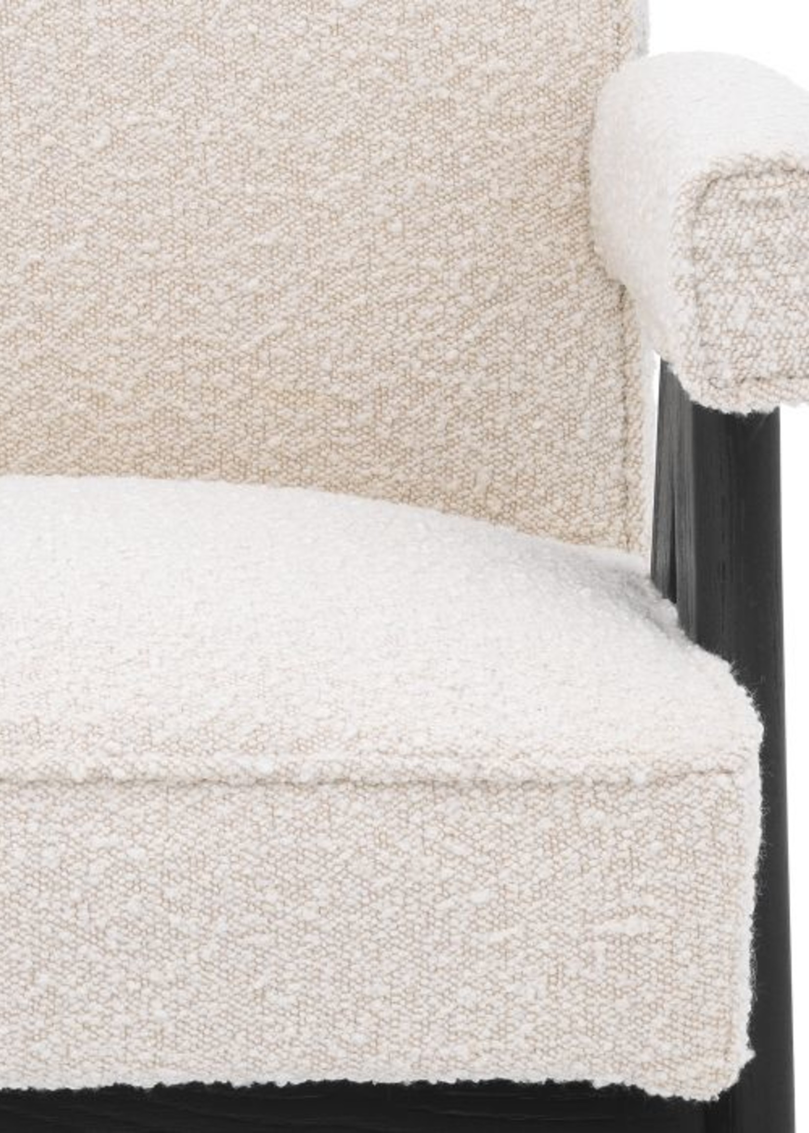 Eichholtz Eetkamerstoel  Greta, Bouclé Cream