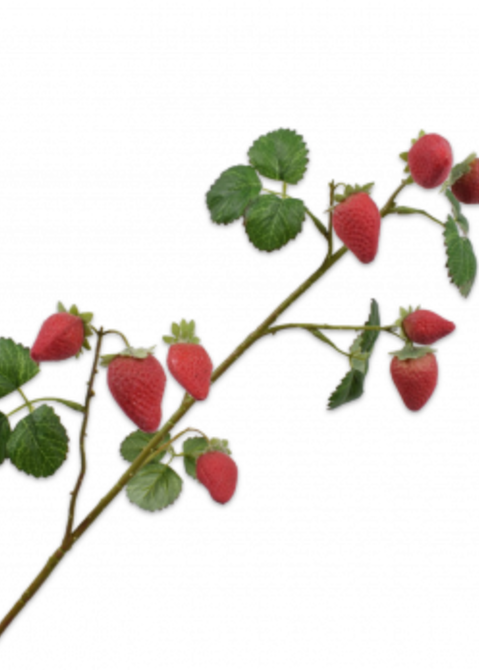 Silk-ka  Aardbeien tak  70  cm