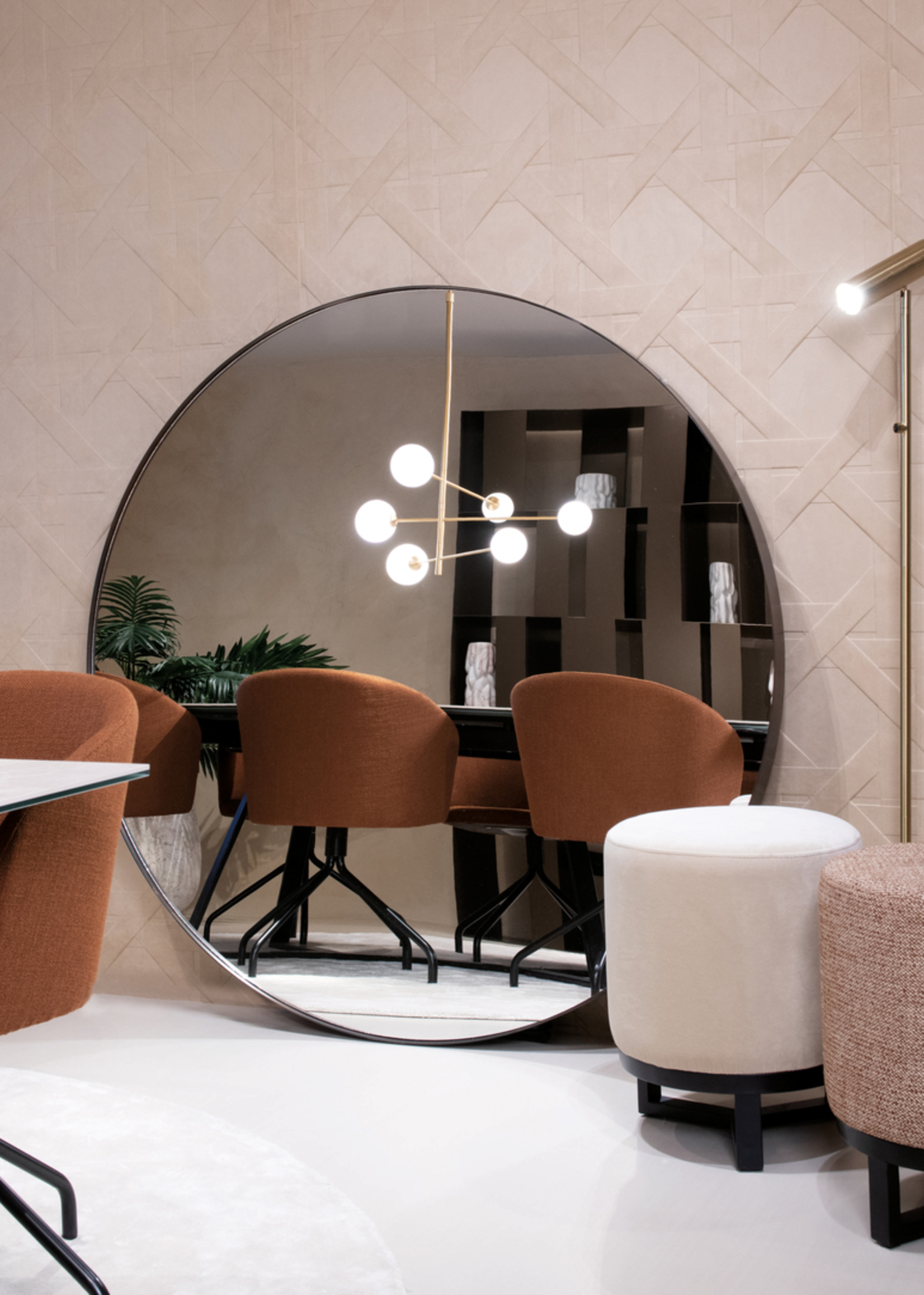 Dôme Deco Dome Deco   Spiegel  Orta   Brons 152 cm