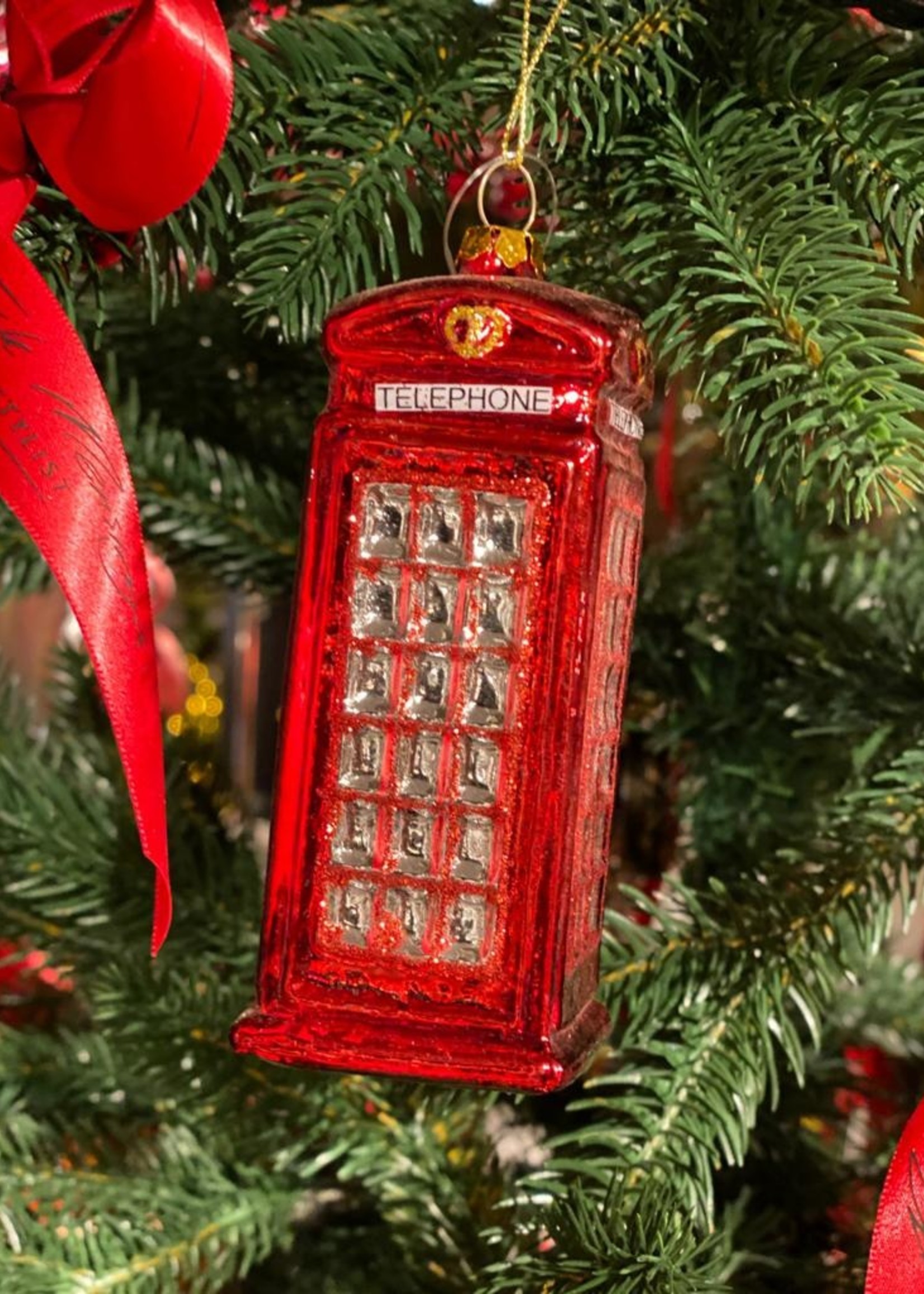 Ornament  Engelse Bus