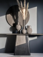Sidetable Zwart   Aron  180 cm