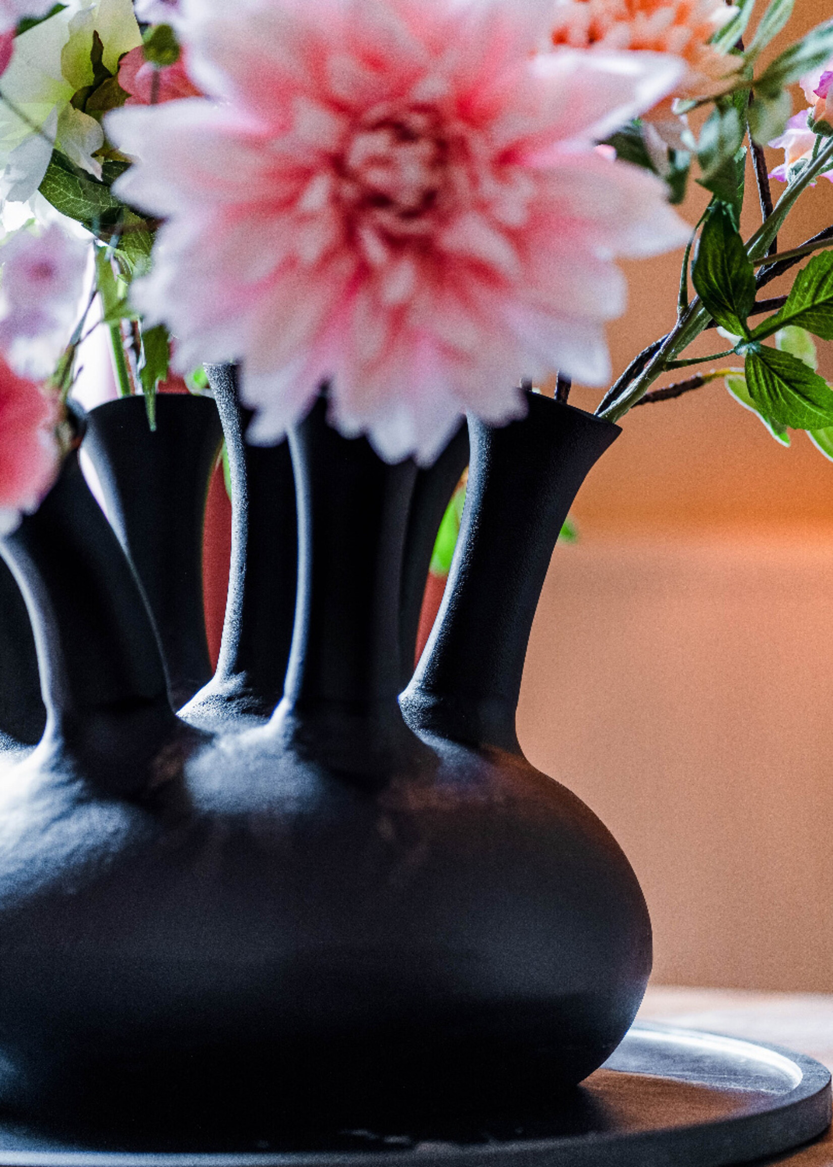 Bombyxx 7-monds Toetervaas mat zwart