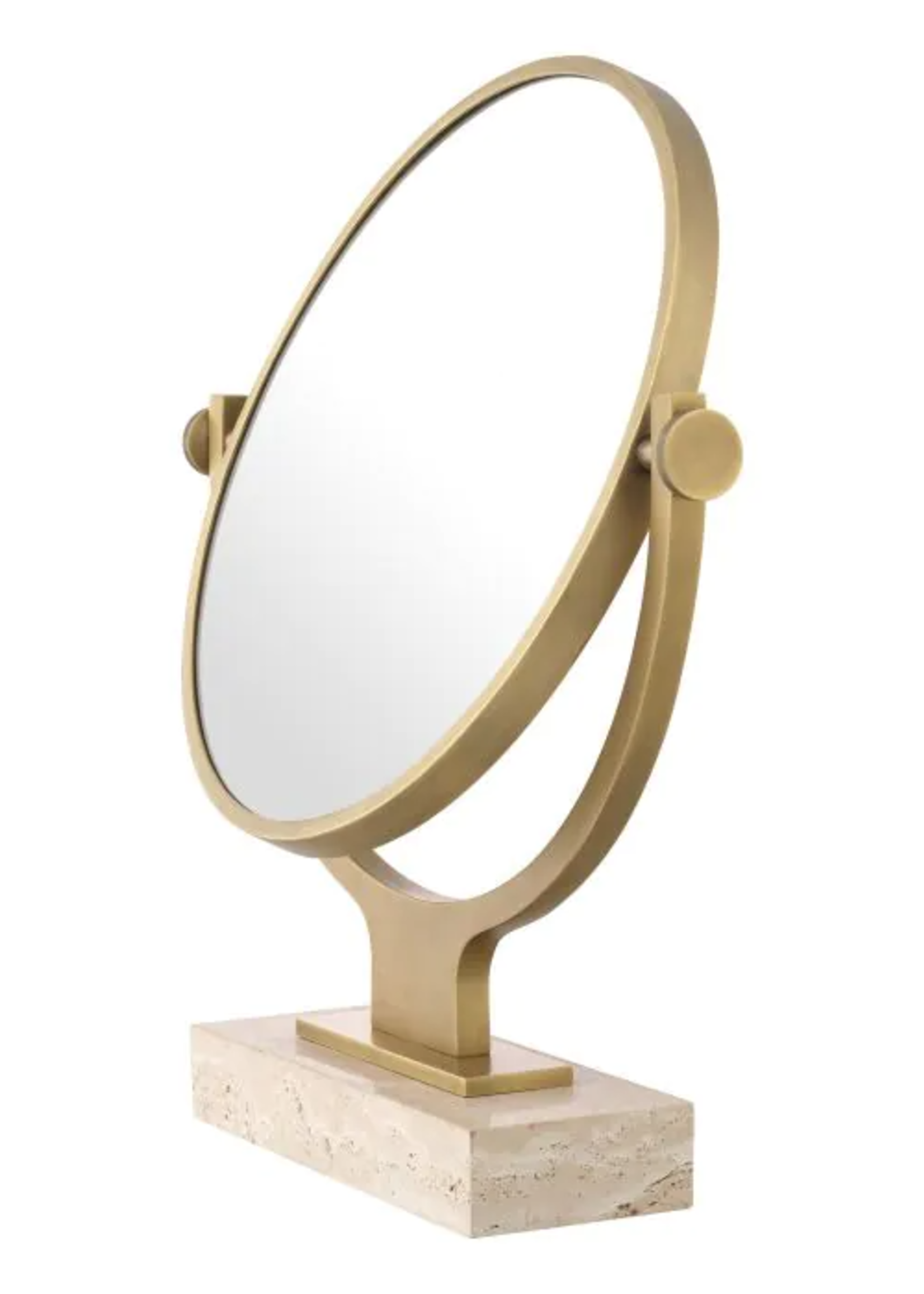 Eichholtz Spiegel Briançan Travertin, H56 cm