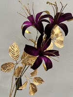 Lelie Tak  Fluweel touch  Goud-Prs