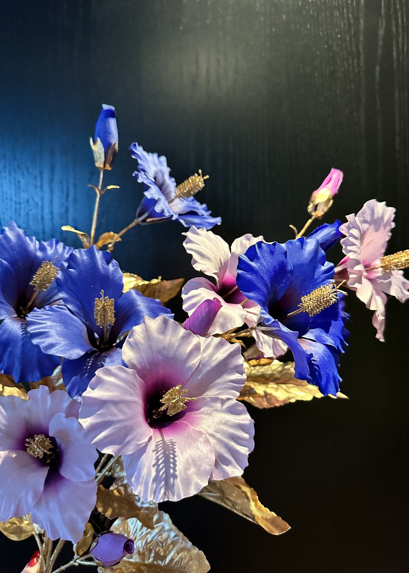 Hibiscus goudstam blauw