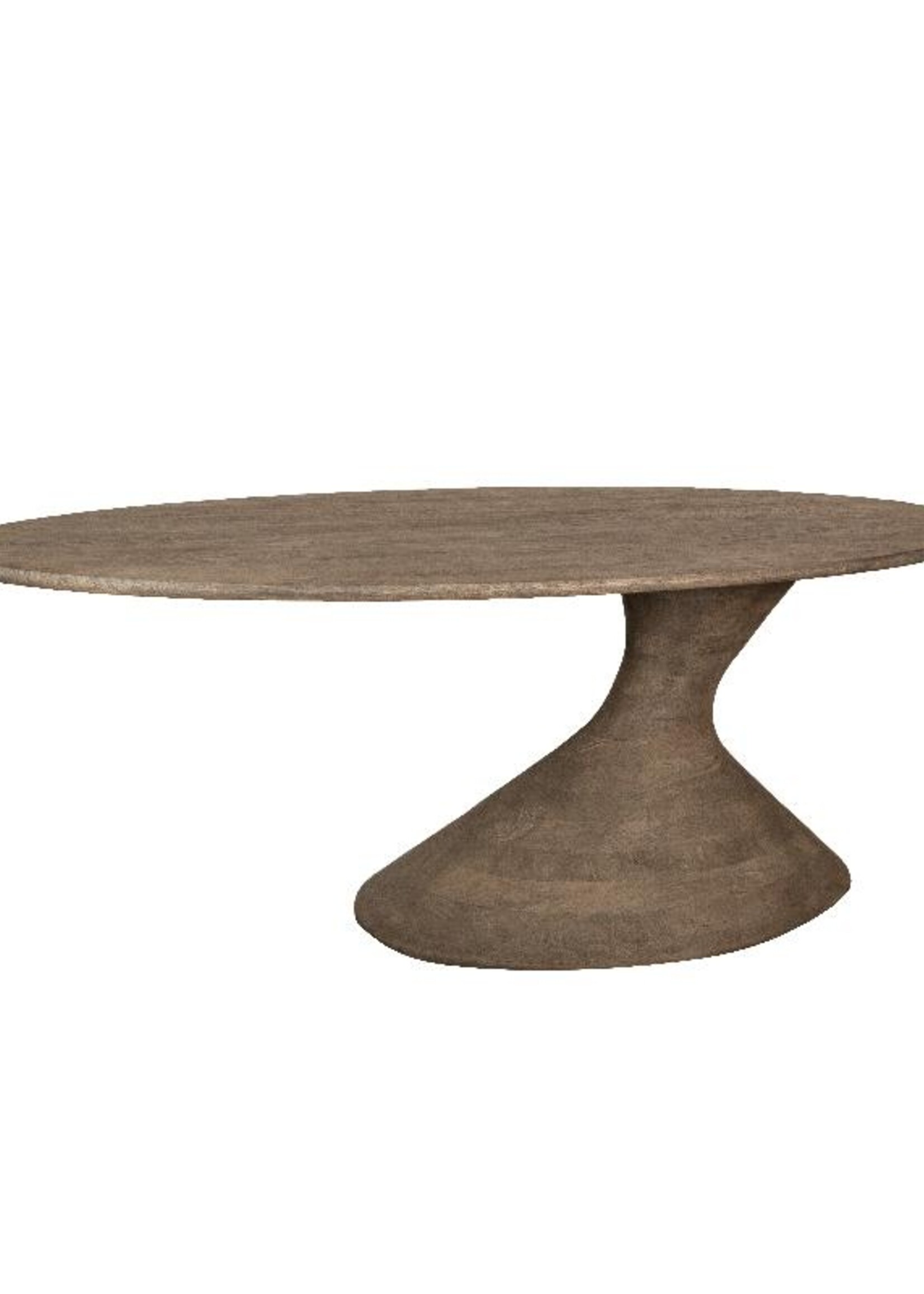 Nemo Grey mango wooden dining table oval 220cm