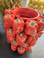 vRoonliving Rode  Paprika vaas