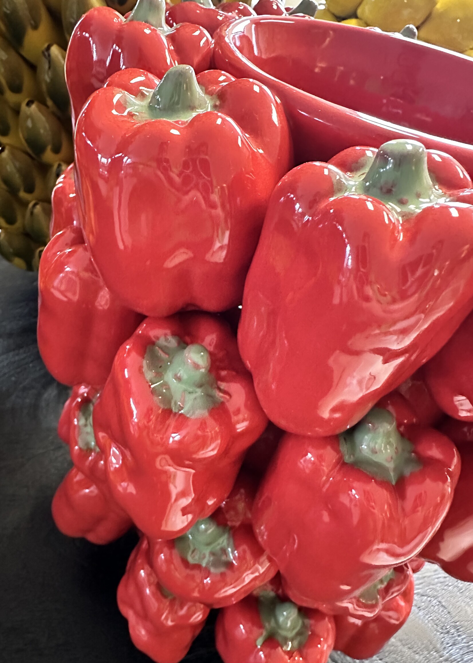 vRoonliving Rode  Paprika vaas