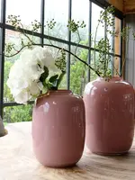 Vase The World Artic Pastel Pink M  H 35 cm