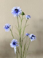 Silk-ka Korenbloem tak Licht  Blauw  92 cm