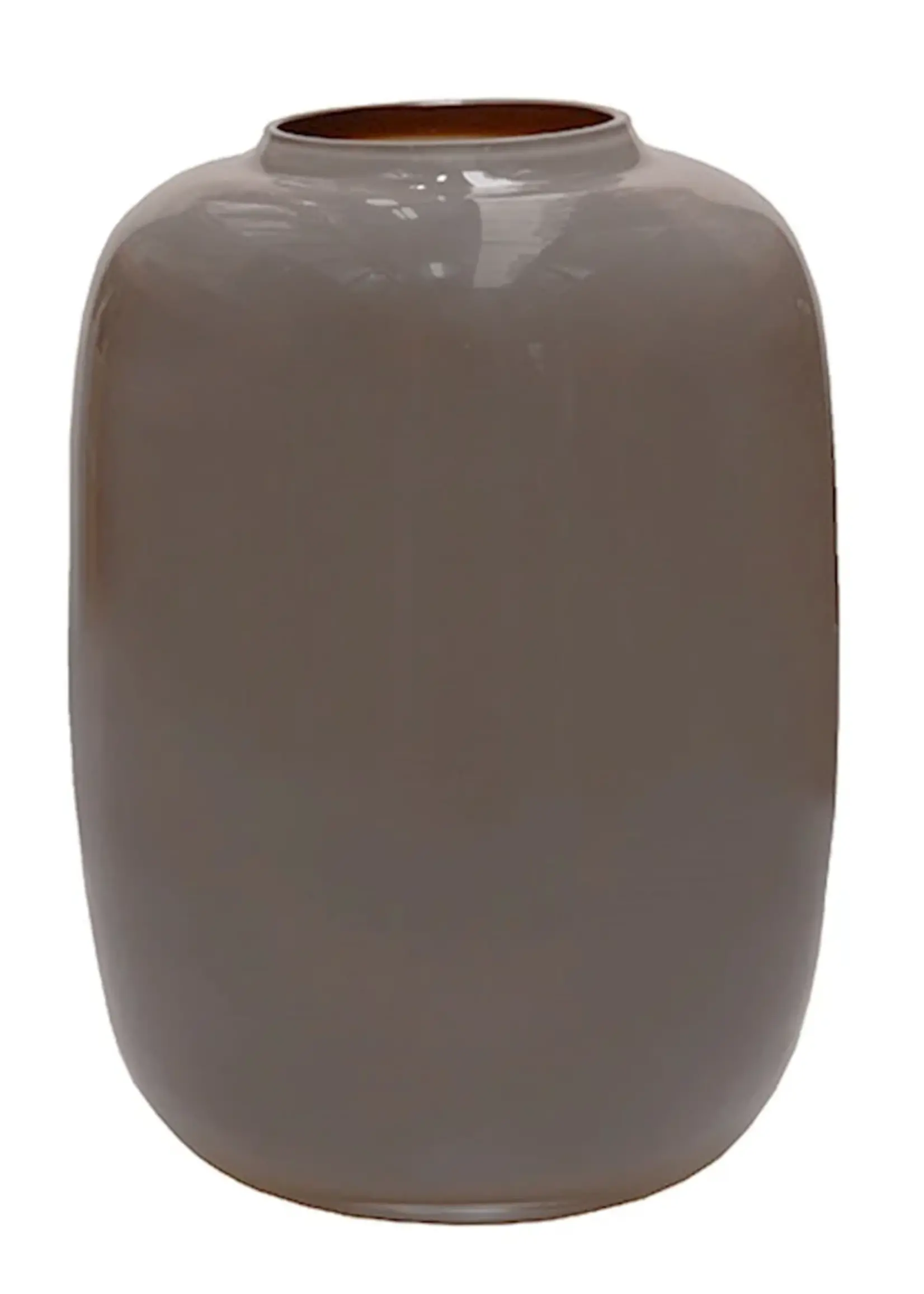 Artic  vaas Aarde kleur, M H 35 cm