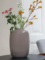 Artic vaas  Aarde  kleur  M    H35 cm