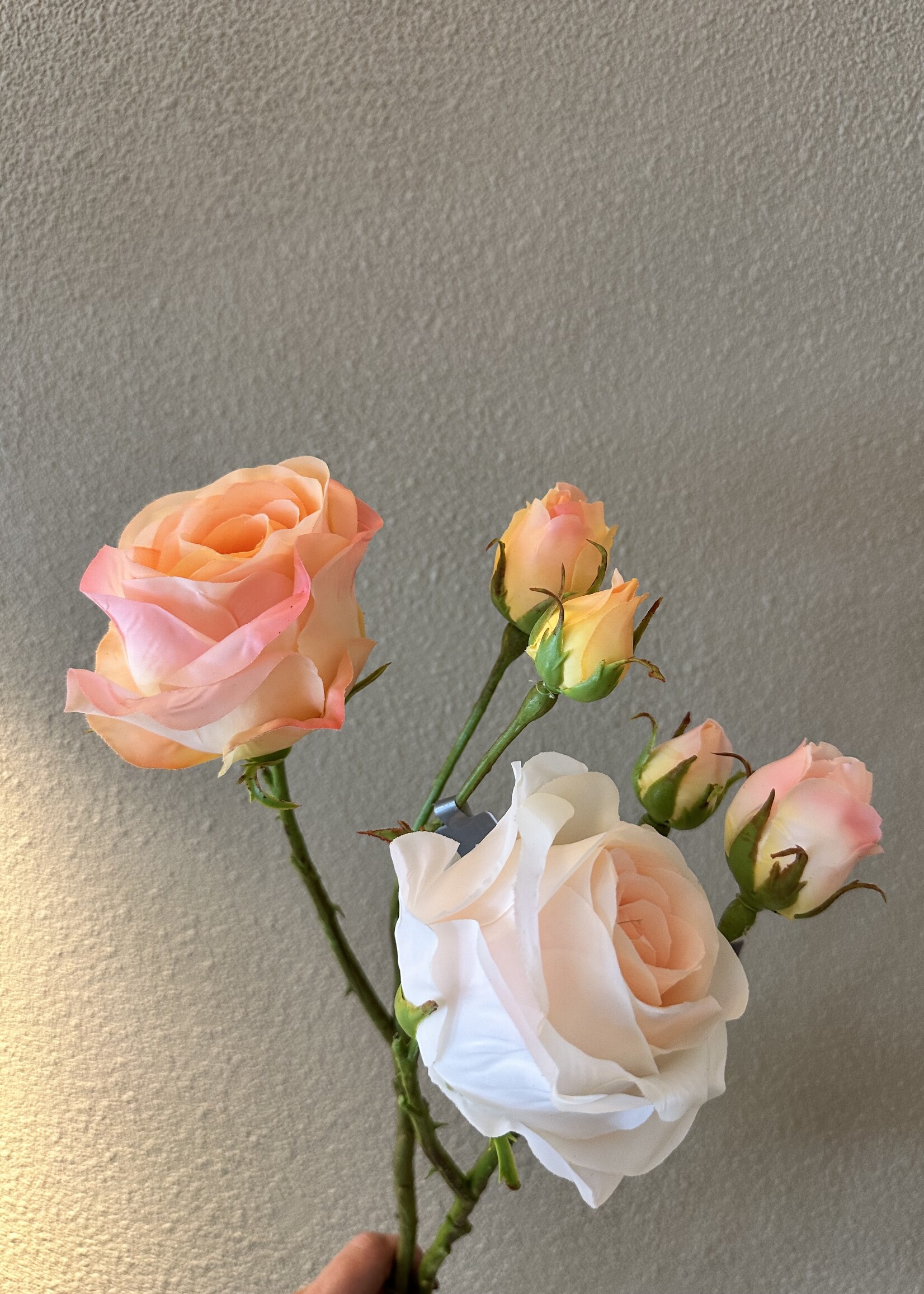 Silk-ka Roos  Licht Roze RT  57 cm