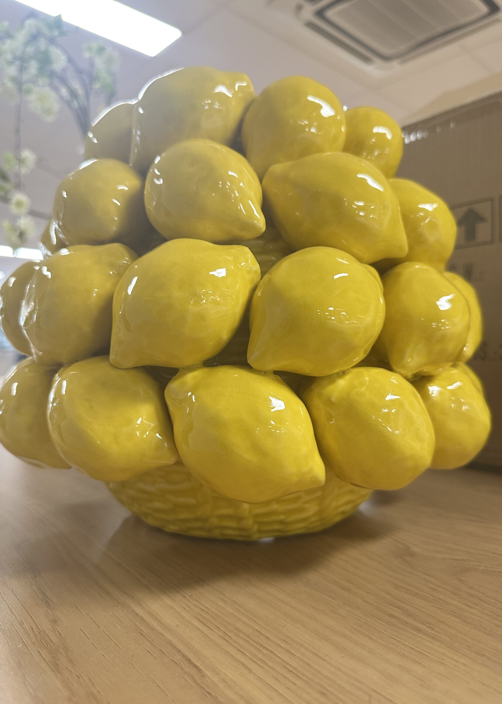 vRoonliving Citroenvaas  Laag