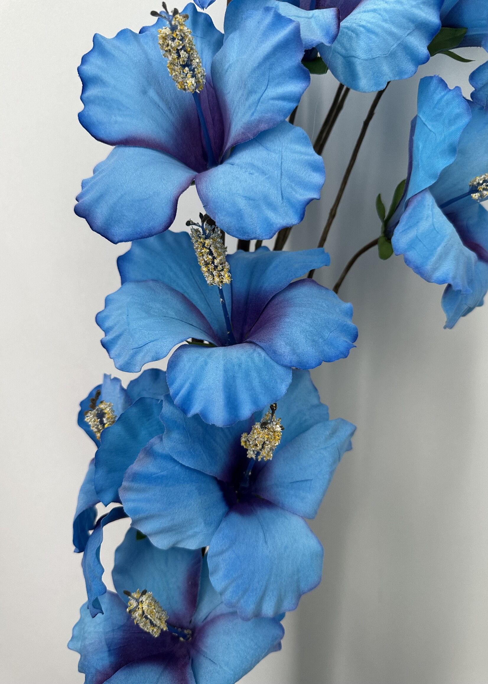 Hibiscus  Spray Licht Blauw  112 cm