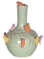 Tuitvaas met vogels