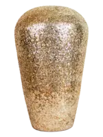 Mozaiek vaas in  Goudkleur