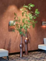 Pot & Vaas Slanke hoge vaas Bella Koper  H 145cm