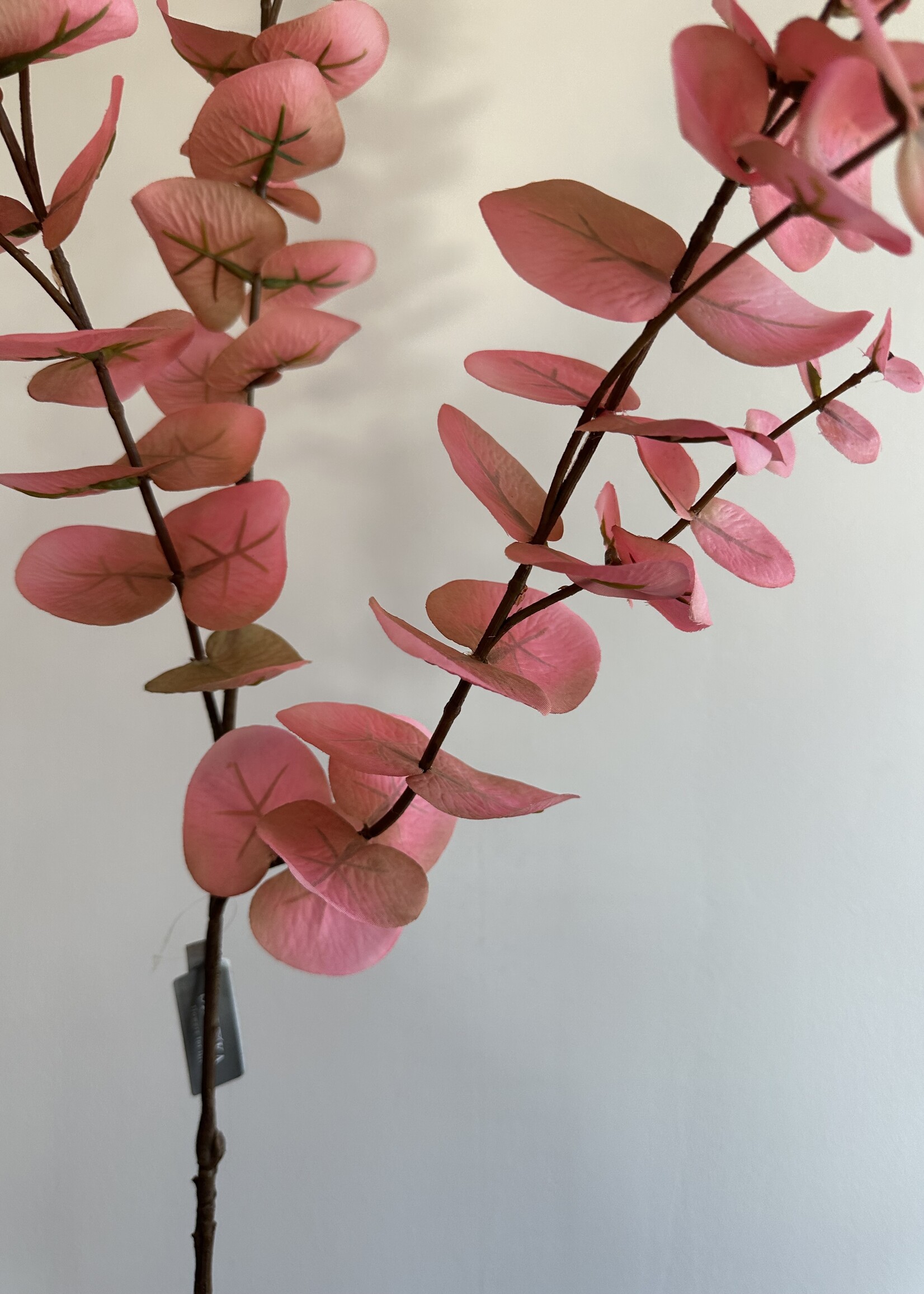 Silk-ka Eucalyptus Tak Roze /bruin  105 cm