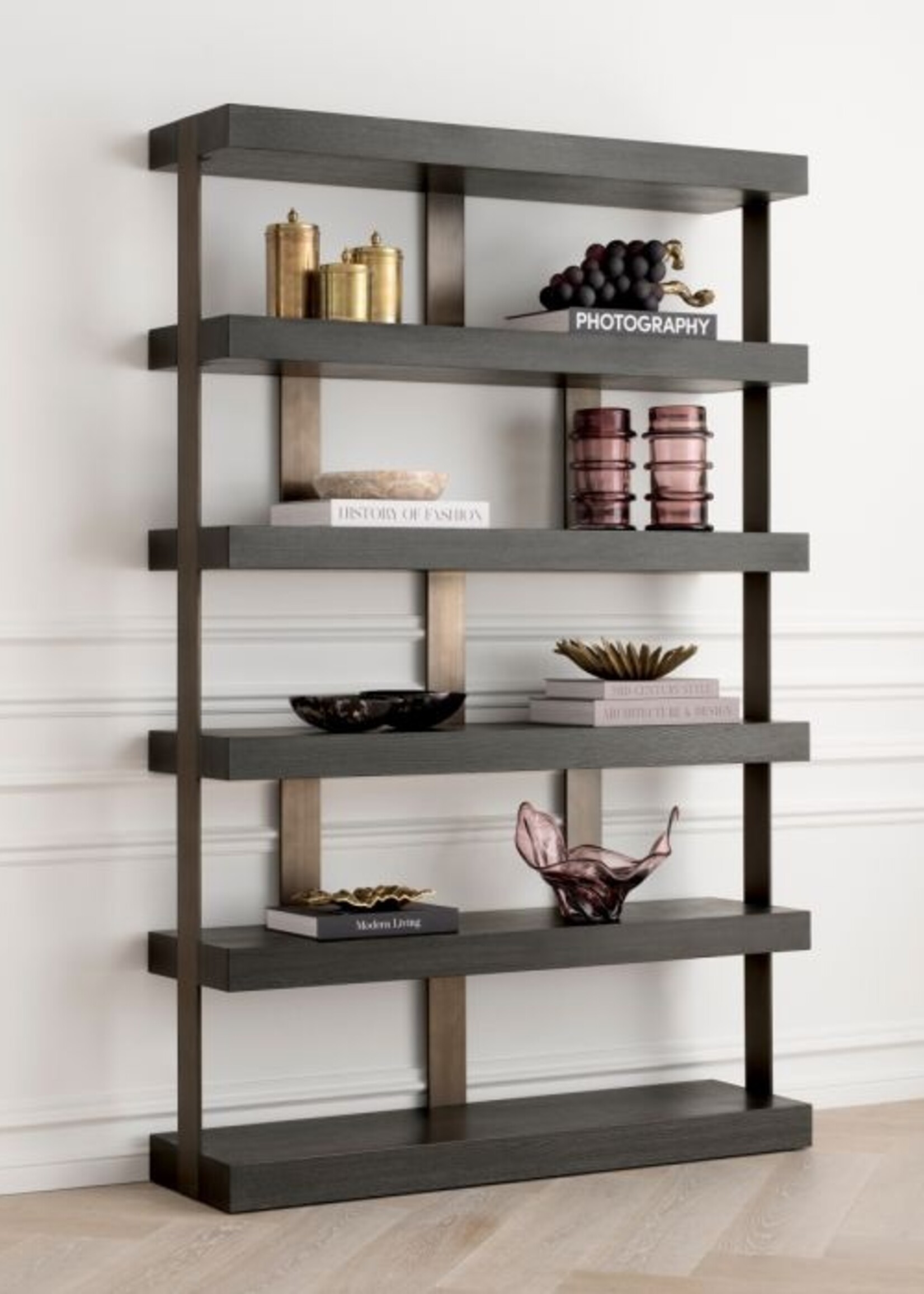 French  Grapes  in Blue glass